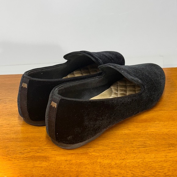 Birdies The Starling Black Velvet Loafers Flats Slip On Shoes Women Size 7.5 - Picture 3 of 8